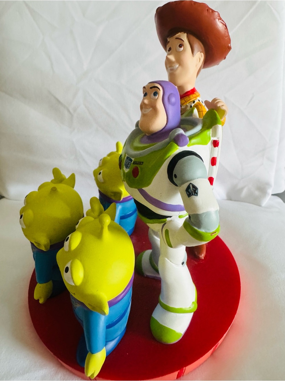 Disney  „We Look Up To You” Toy Story Woody Buzz & Aliens Figurine - Picture 6 of 6